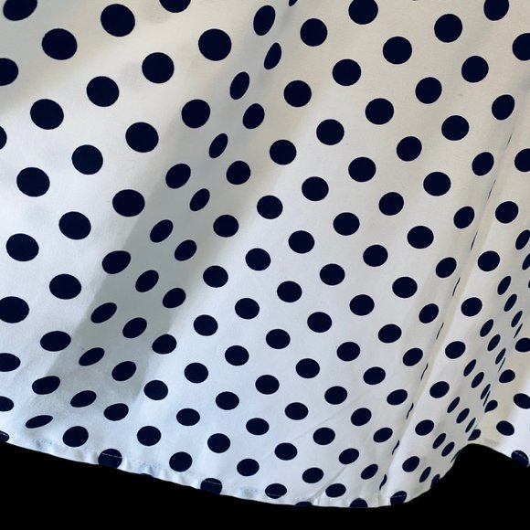 Belle Poque Sz Sm Rockabilly Retro Pin Up 50s High Waist Polka Dot Skirt New - Picture 12 of 15